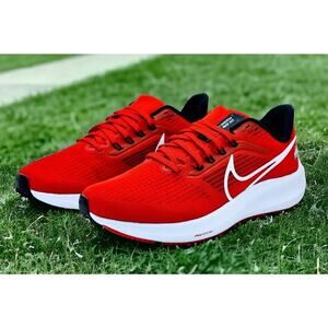 Nike Zoom Pegasus NCAA Ohio State Buckeyes Red Running Shoes Mens Size 14 NEW